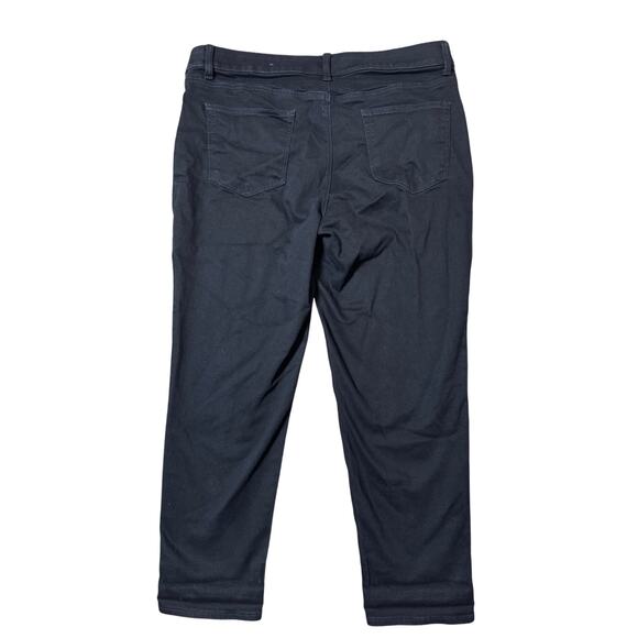 Talbots Black Flawless Girlfriend Flawless Woman's Jeans/Pants size women's 14 - Picture 2 of 7